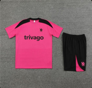 Chelsea Trainingssetje 24/25 – Roze/Zwart