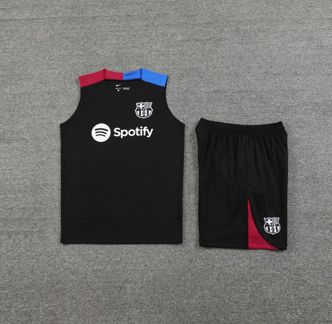 Barcelona Mouwloos Trainingssetje 24/25