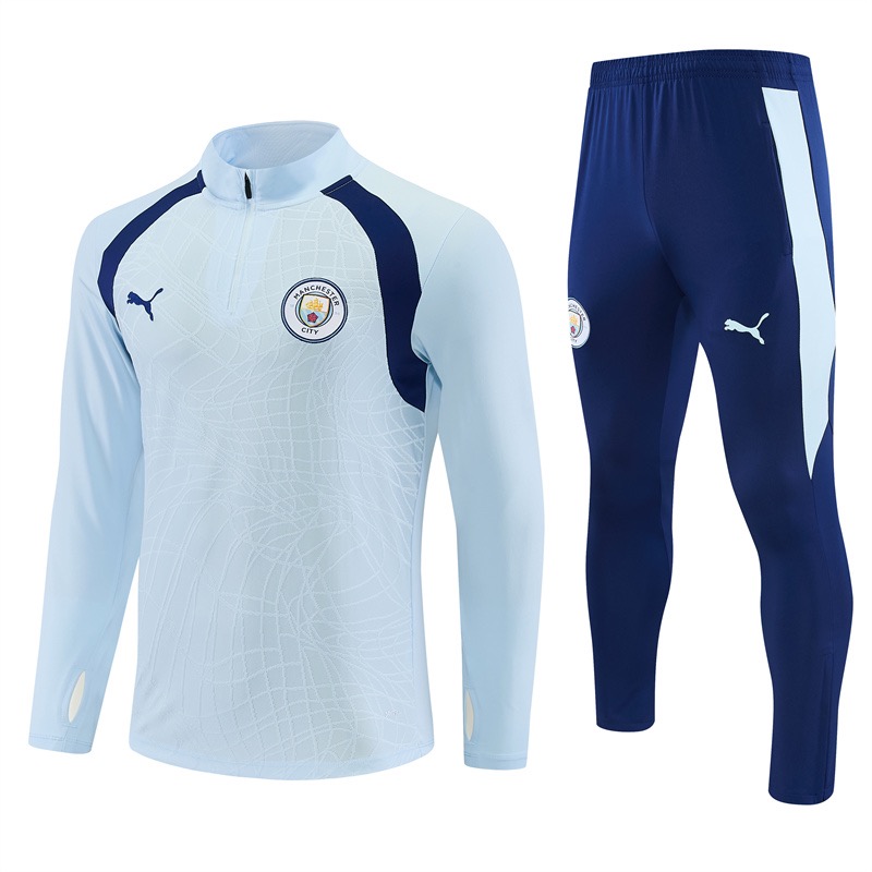 Manchester City Trainingspak 26/27 – Lichtblauw/Navy