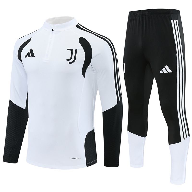Juventus Trainingspak 26/27 – Wit/Zwart