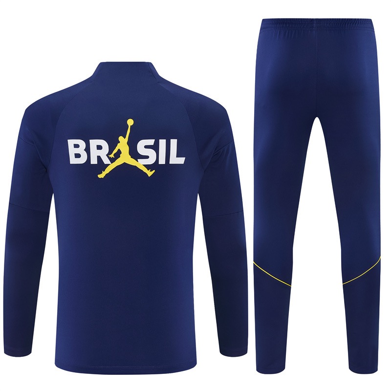 Brazilië Trainingspak 26/27 – Navy/Geel