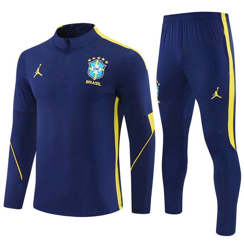 Brazilië Trainingspak 26/27 – Navy/Geel