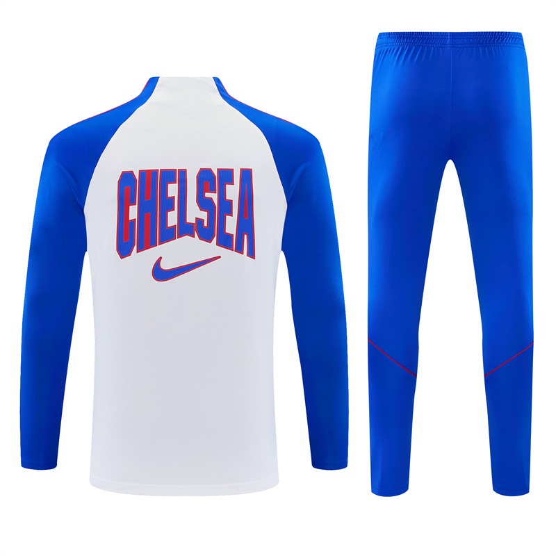 Chelsea Trainingspak 26/27 – Wit/Blauw