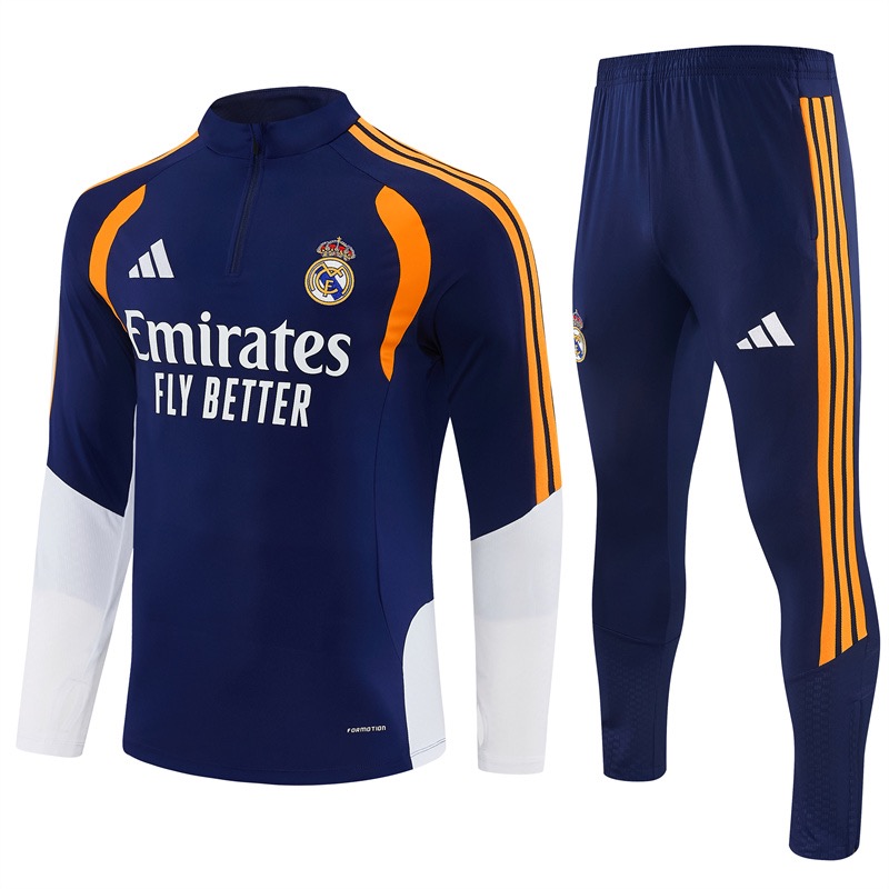 Real Madrid Trainingspak 26/27 – Navy/Oranje