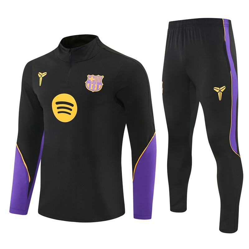 Barcelona Trainingspak 26/27 – Zwart/Paars