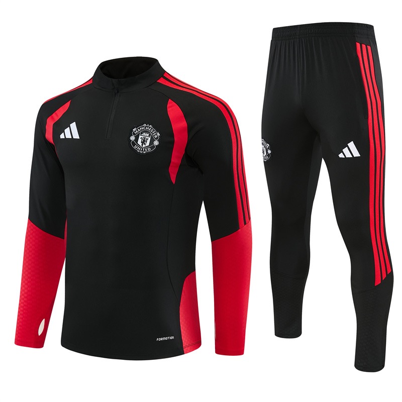 Manchester United Trainingspak 26/27 – Zwart/Rood