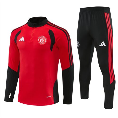 Manchester United Trainingspak 26/27 – Rood/Zwart