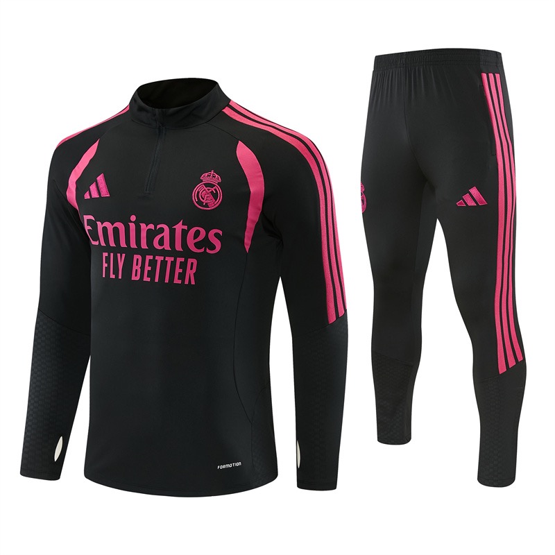 Real Madrid Trainingspak 26/27 – Zwart/Roze