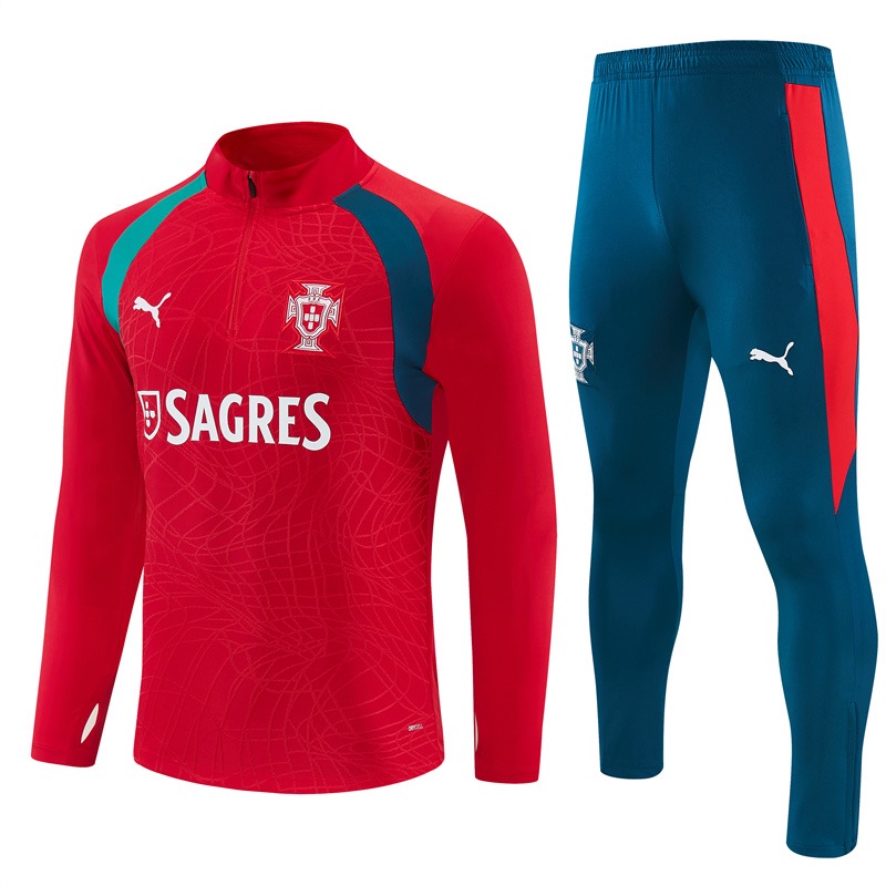Portugal Trainingspak 26/27 – Rood/Blauwgroen