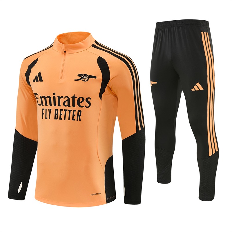 Arsenal Trainingspak 26/27 – Oranje/Zwart