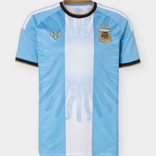 Argentinië Messi shirt voorkant Argentinië Messi Shirt